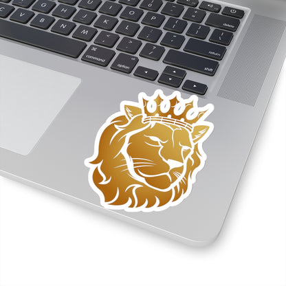 Lion Head Kiss-Cut Stickers