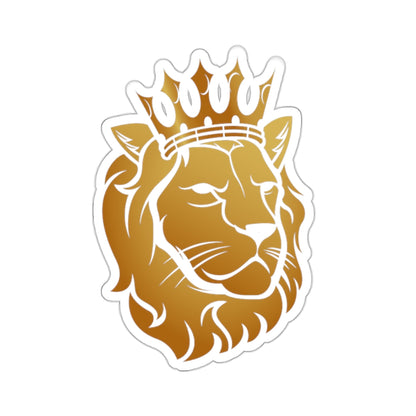 Lion Head Kiss-Cut Stickers