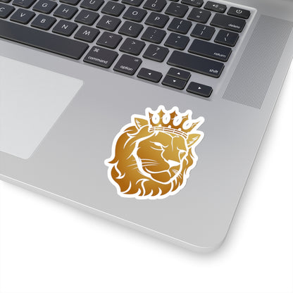 Lion Head Kiss-Cut Stickers