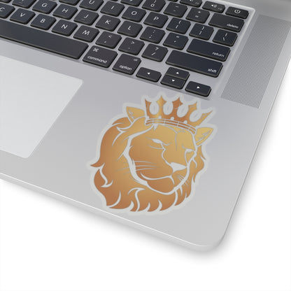 Lion Head Kiss-Cut Stickers