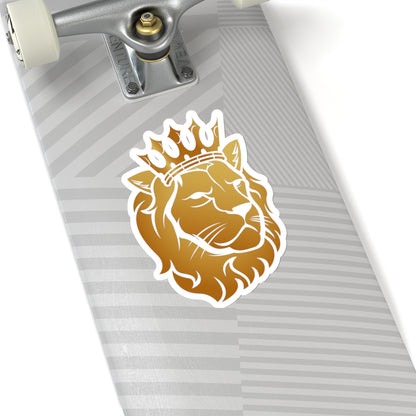 Lion Head Kiss-Cut Stickers