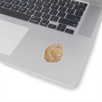 Lion Head Kiss-Cut Stickers