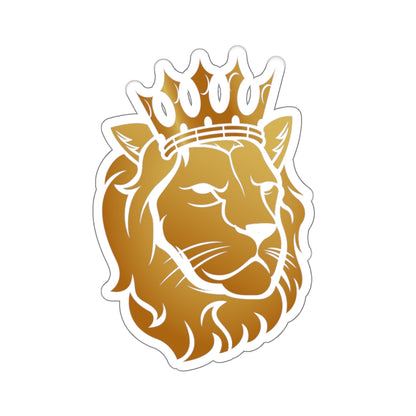 Lion Head Kiss-Cut Stickers