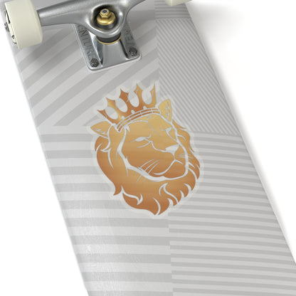 Lion Head Kiss-Cut Stickers