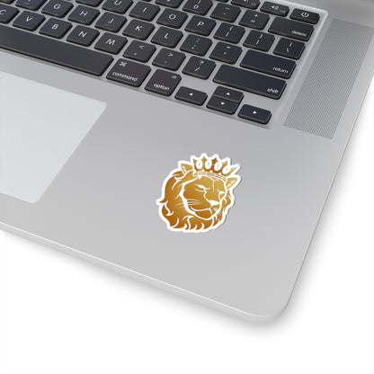 Lion Head Kiss-Cut Stickers