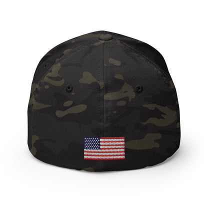 We The People Fitted Stretch (American Flag Back)