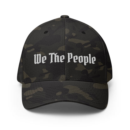 We The People Fitted Stretch (American Flag Back)