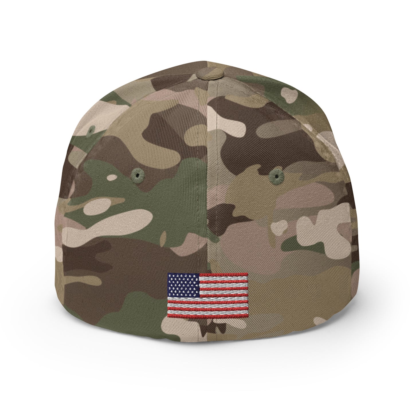 We The People Fitted Stretch (American Flag Back)