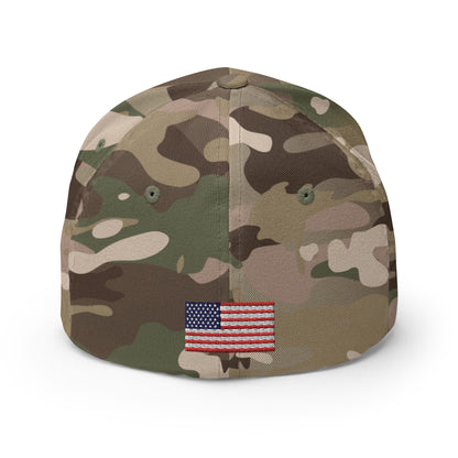 We The People Fitted Stretch (American Flag Back)