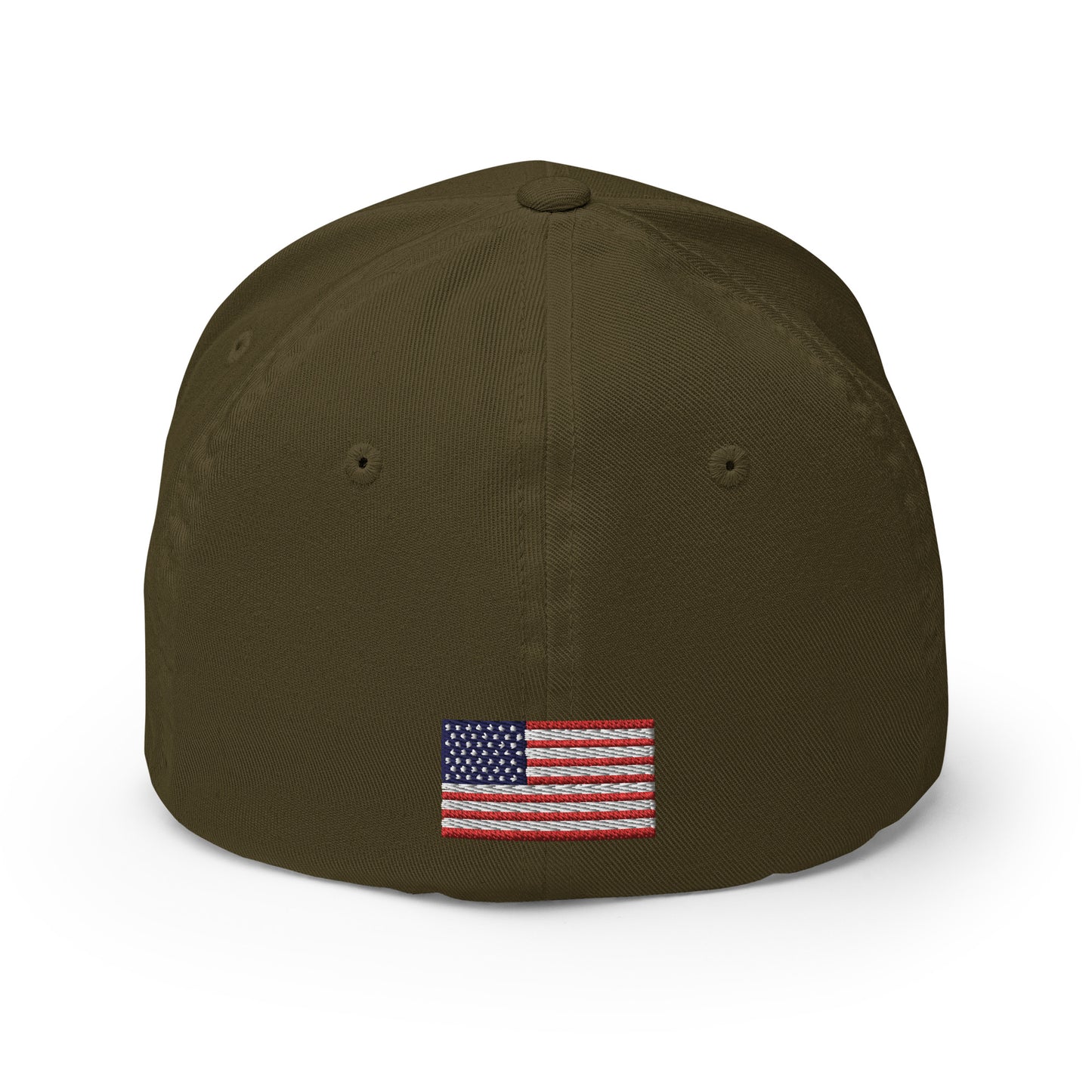 We The People Fitted Stretch (American Flag Back)